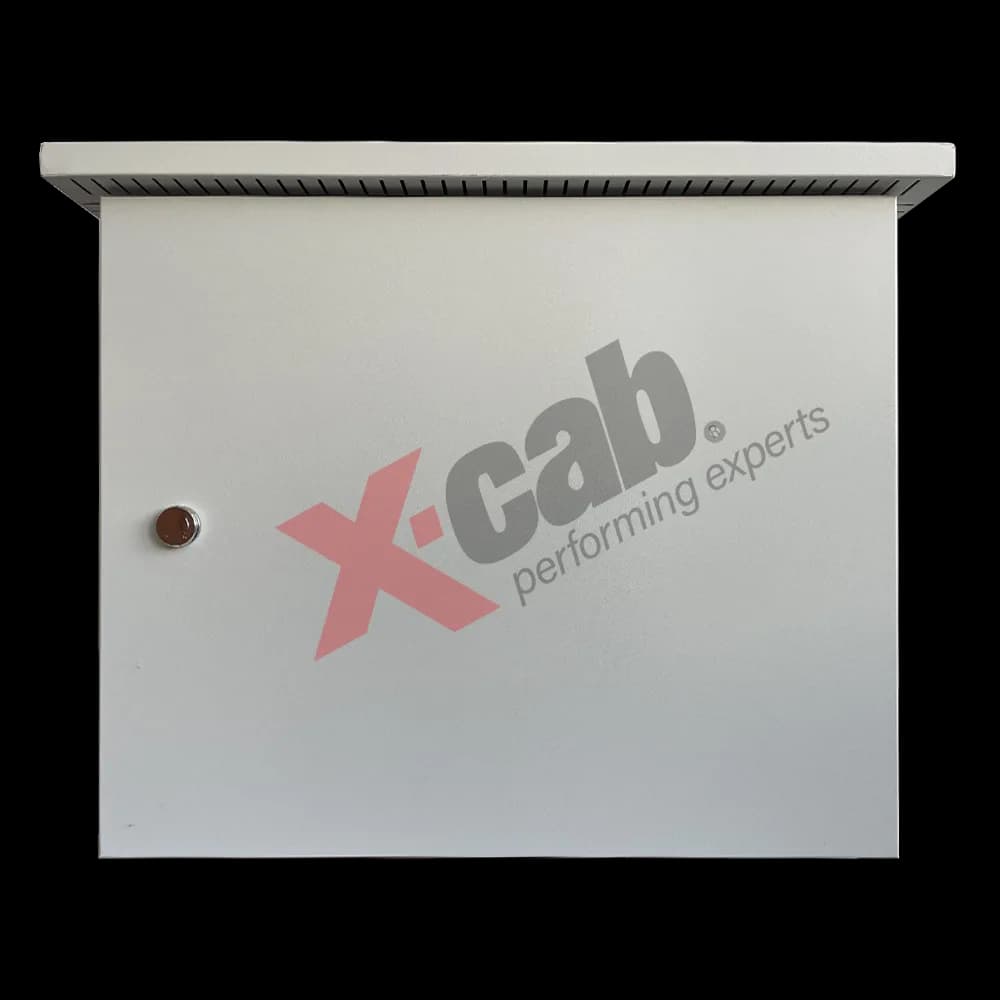 Cabinet metalic de exterior 19", rack de perete, 15U 600x600 mm, IP-55, Xcab "Xcab-OC6615" — miniatură