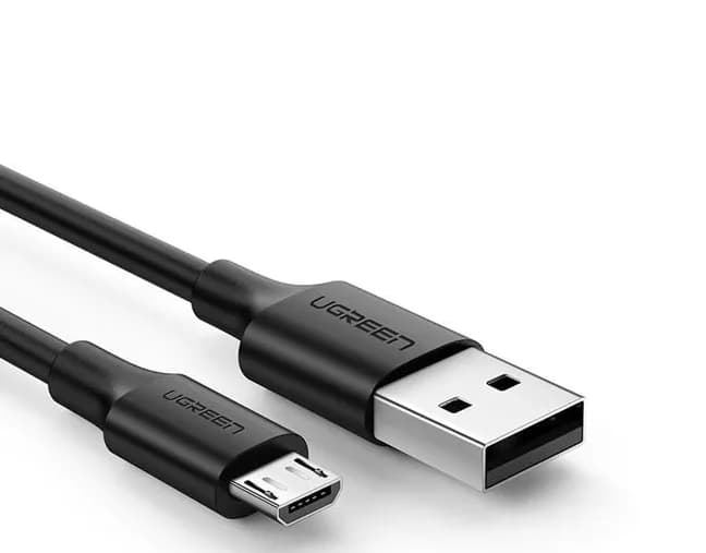 CABLU alimentare si date Ugreen, "US289", Fast Charging Data Cable pt. smartphone, USB la Micro-USB, nickel plating, PVC, 2m, negru "60138" - 6957303861385