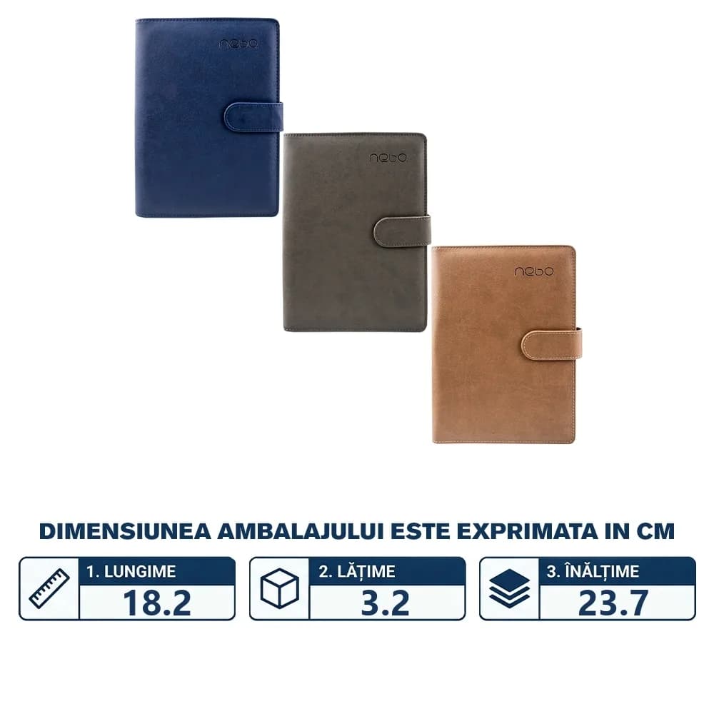 Agenda organizer A5, cu magnet - NEBO — miniatură