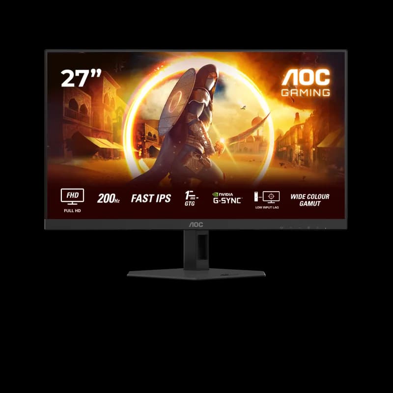 Monitor Gaming AOC 27G4HRE, 27", 1920 x 1080 pixeli, Black, Red