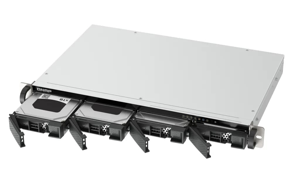 NAS STORAGE TOWER 4BAY 1U/NO HDD TS-433EU QNAP "TS-433EU" — miniatură