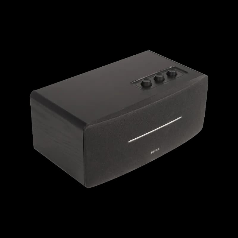 BOXE EDIFIER desktop bluetooth, RMS: 70W (2 x 20W, 2 x 15W), Bluetooth 5.0, RCA, AUX, Line-Out, black, "D12-BK" — miniatură