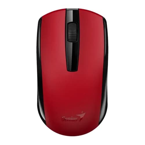 Mouse Genius "ECO-8100", PC sau NB, wireless 2.4GHz, optic, 1200 dpi, butoane/scroll 3/1, acumulator, rosu, "31030046402" 4710268 262763