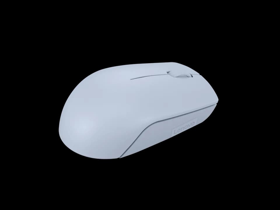 Mouse Wireless LENOVO 300, 1000 dpi, Albastru — miniatură