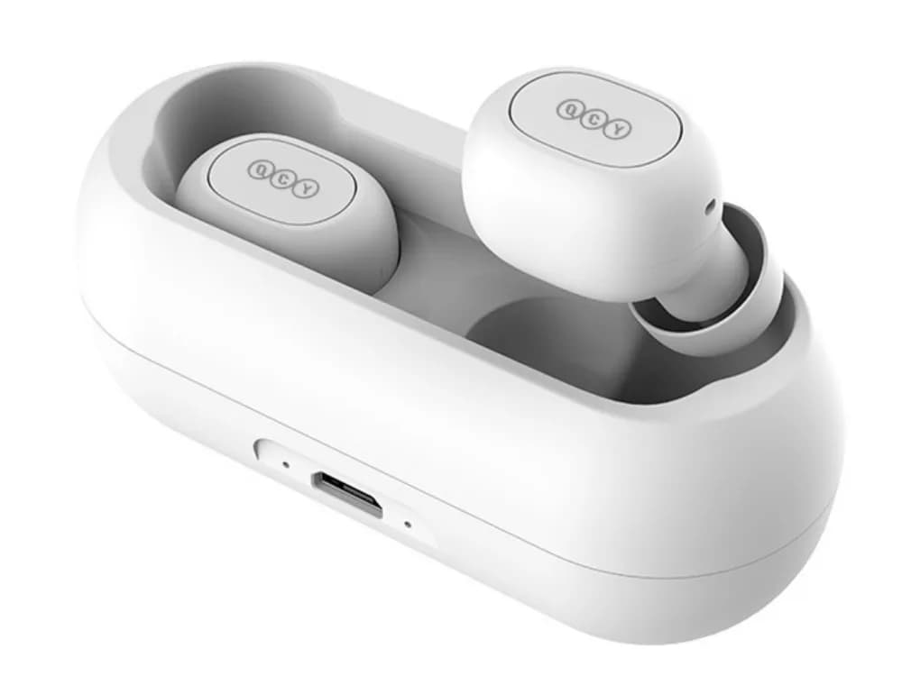 Casti bluetooth QCY T1C White "T1C_W"