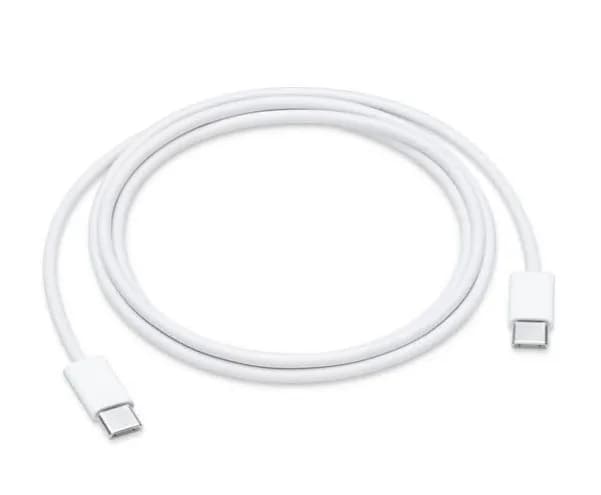 CABLU alimentare si date smartphone Apple, USB Type-C (T) la USB Type-C (T), cauciuc, lungime 1 m, alb, "mm093zm/a"