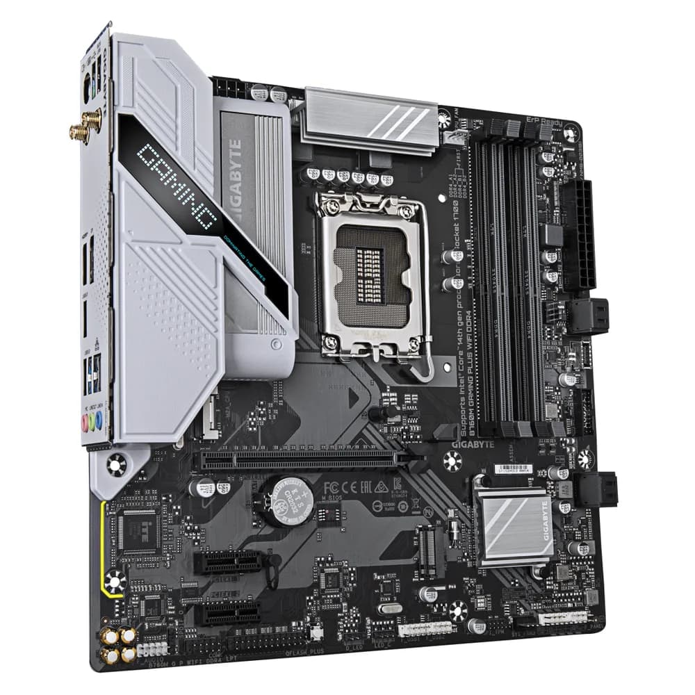 Placa de baza Gigabyte B760M GAMING PLUS WIFI, Socket 1700, DDR4, Micro-ATX — miniatură