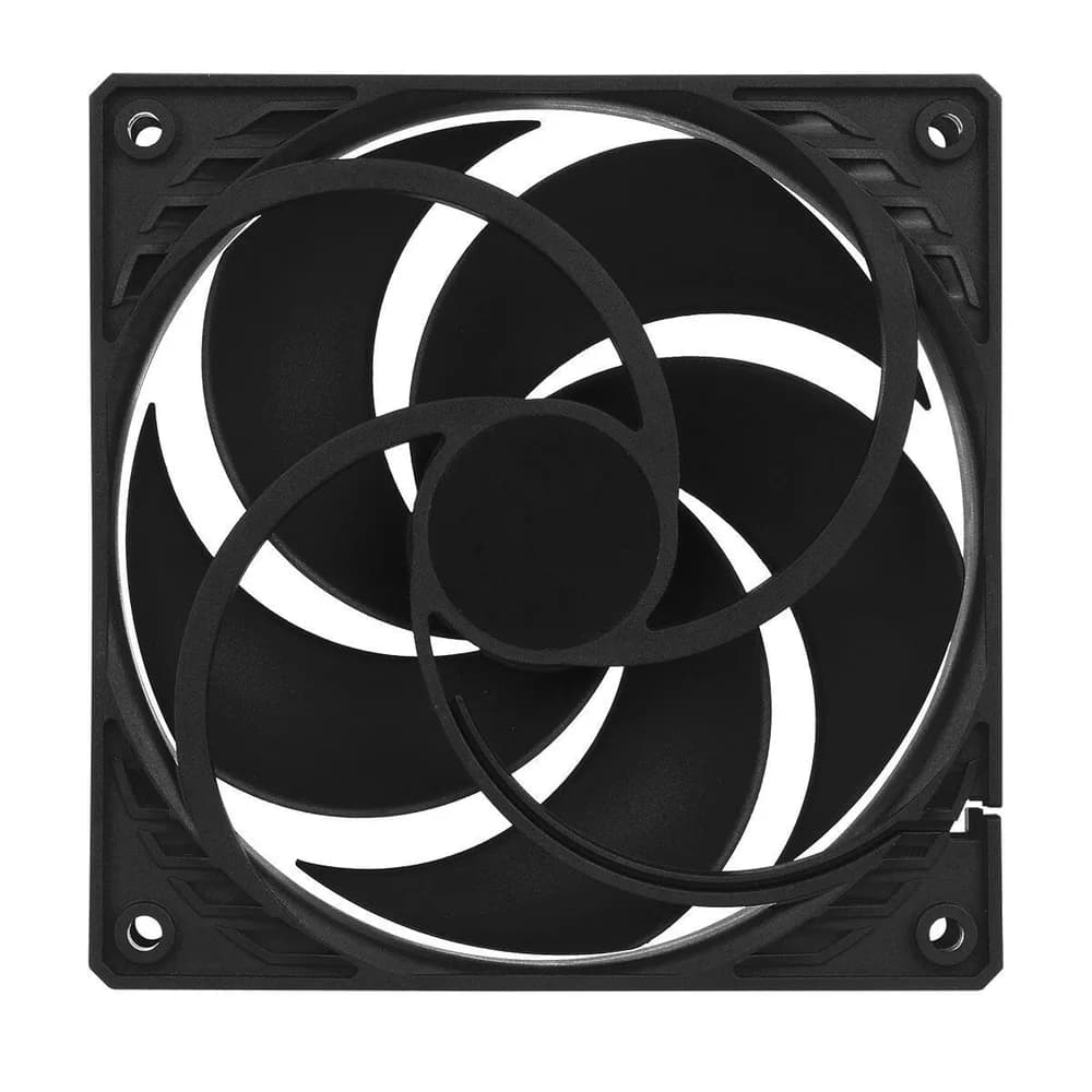 VENTILATOR ARCTIC PC, P12 , 120x120x25mm, high static pressure, Black, "ACFAN00118A" — miniatură
