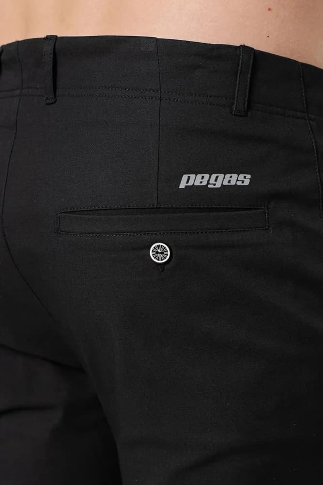 PANTALONI SCURT CASUAL BARBATI BLACK L — miniatură