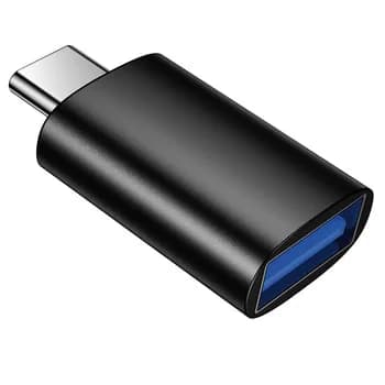 ADAPTOR Borofone "BV26C", USB 3.0 (M) to USB Type-C (T), corp metalic, negru "6941991123962" — miniatură