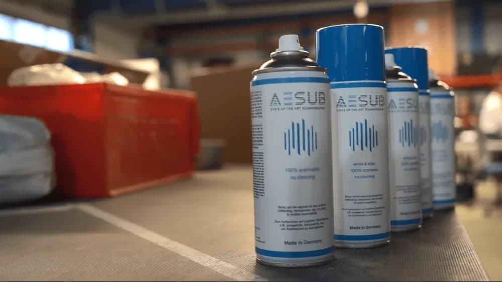 Spray pentru scanare 3D AESUB Blue – Vanishing – 400 ml — miniatură