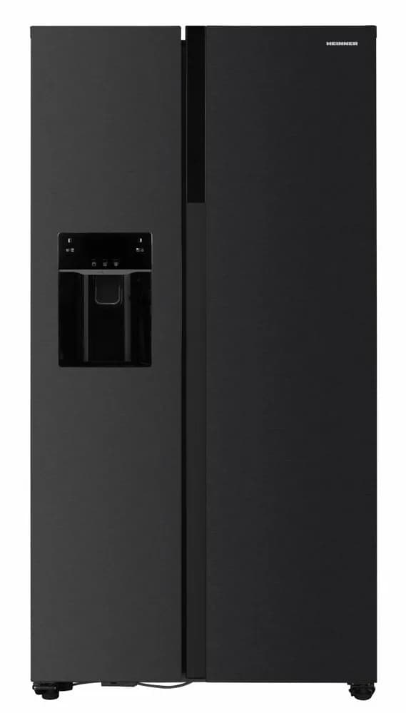 Side by Side HEINNER HSBS-HM513NFIMDXE++, No Frost, 513 L, Clasa E, Dozator apa, Inox antracit