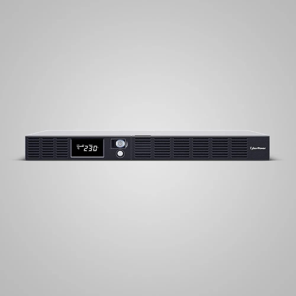 UPS CYBER POWER Line Int. cu manag,LCD,rack,1500VA/ 900W,AVR,6xIEC,display LCD,4xbaterie 6V/9Ah,Backup 4-14min,incarc.8h,USB,RS232,RJ45,GreenPower,serie OR,Rack 1U "OR1500ERM1U" — miniatură