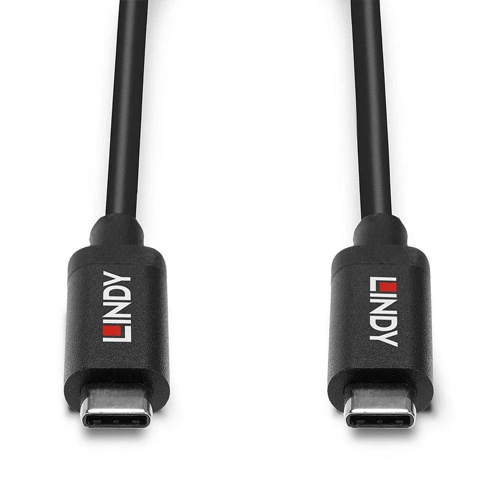 Lindy Cablu USB 3.2 Gen 2 C/C Activ, negru — miniatură
