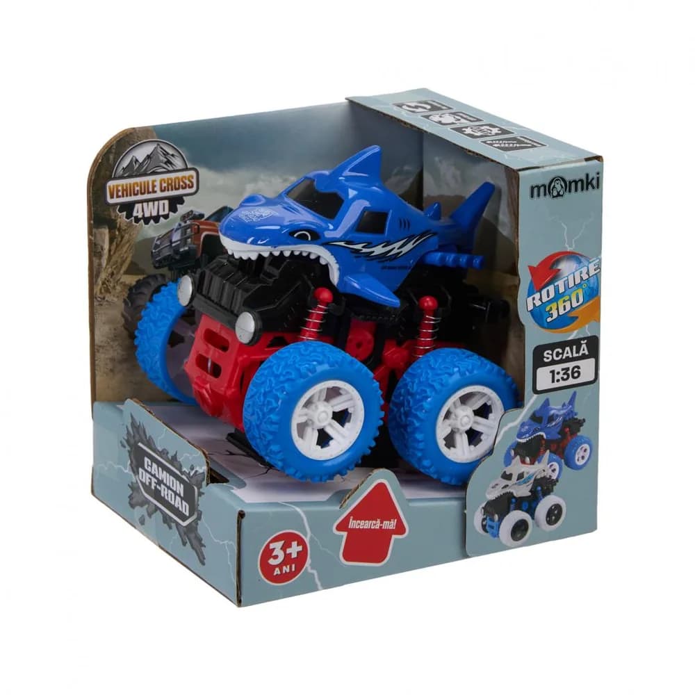 MASINA OFF-ROAD 4X4, 360 DE GRADE, 10.8CM, DIVERSE MODELE SI CULORI, MOMKI — miniatură