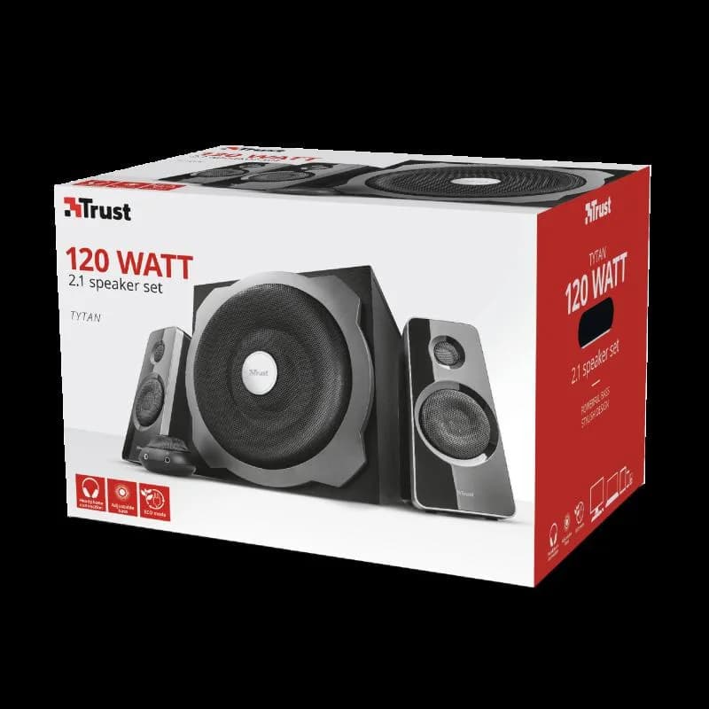 Boxe Stereo Tytan 2.1 Speaker Set - black — miniatură
