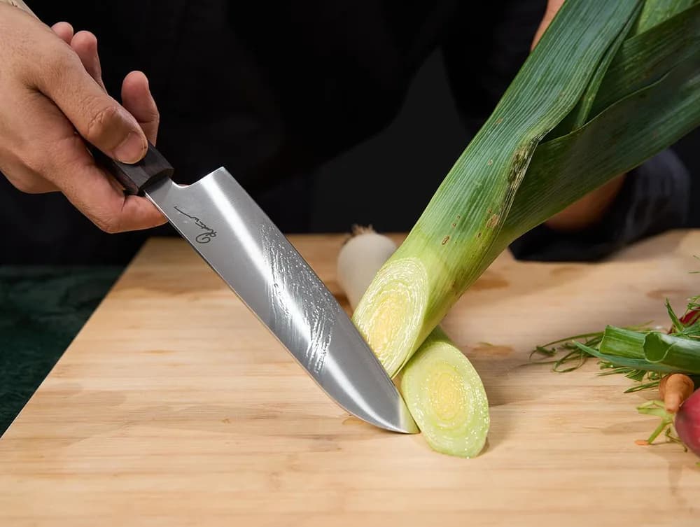 CUTIT SANTOKU 18 CM, RIKITO WATANABE, SAMURAI GOURMET, COOKING BY HEINNER — miniatură
