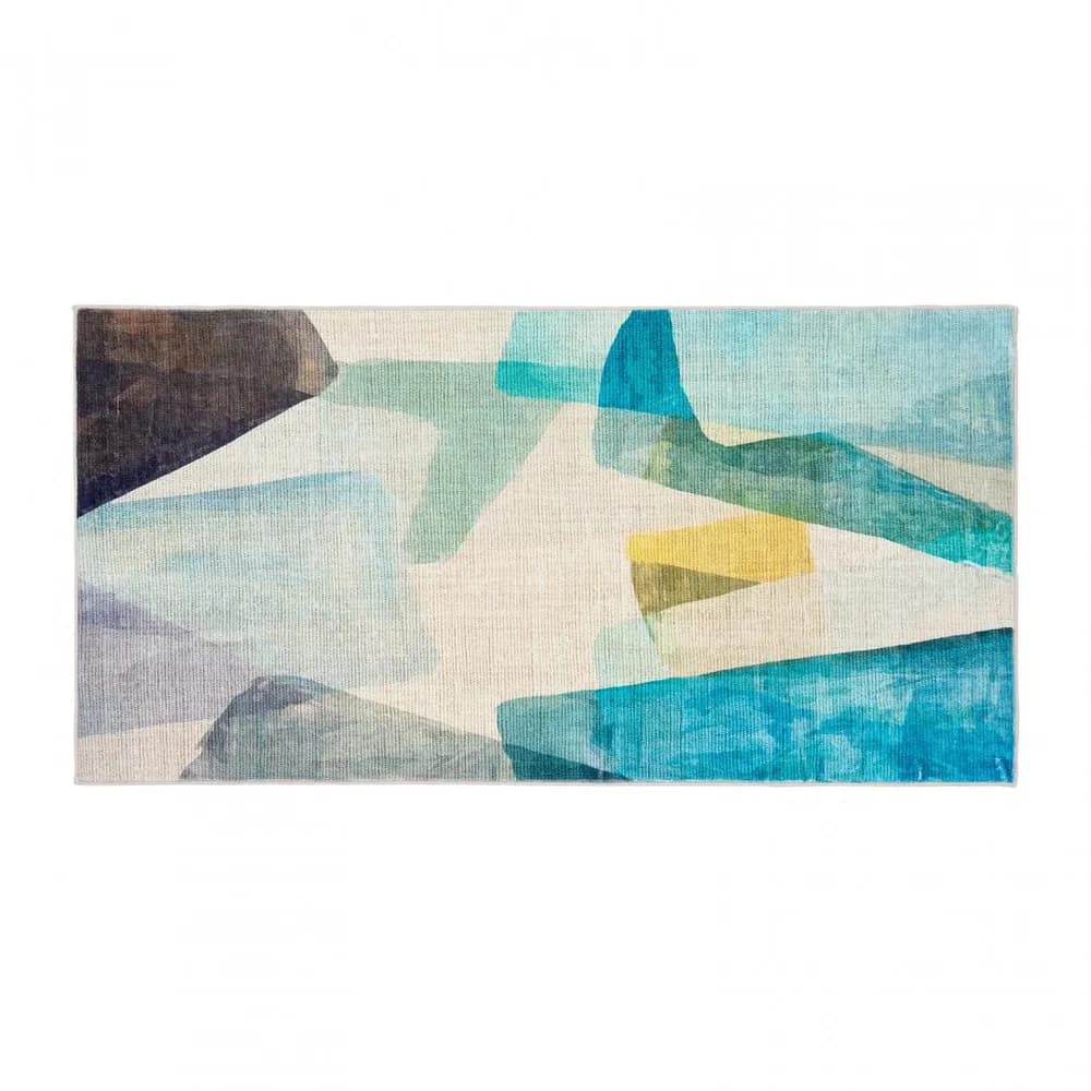 Covor printat, FOREST 70x140 cm, lavabil cu spate antialunecare, inaltime fir 3mm