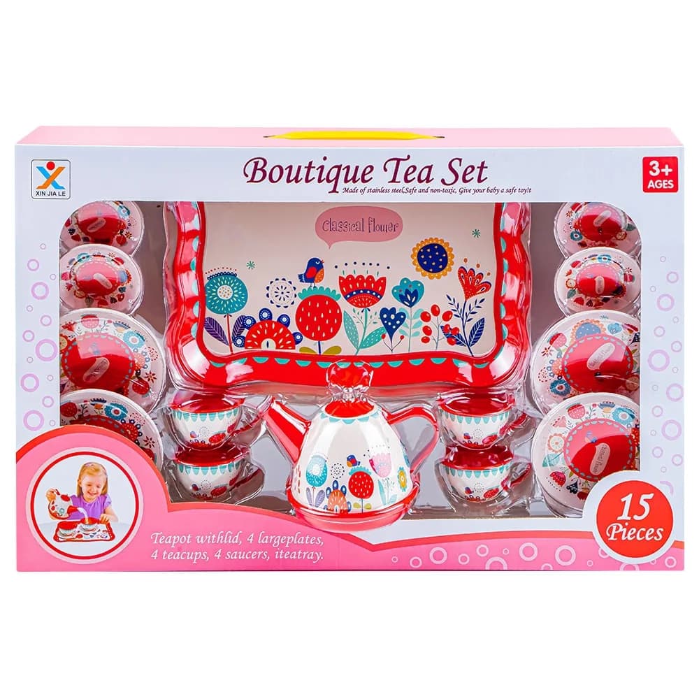 Set ceainic, 15 piese — miniatură