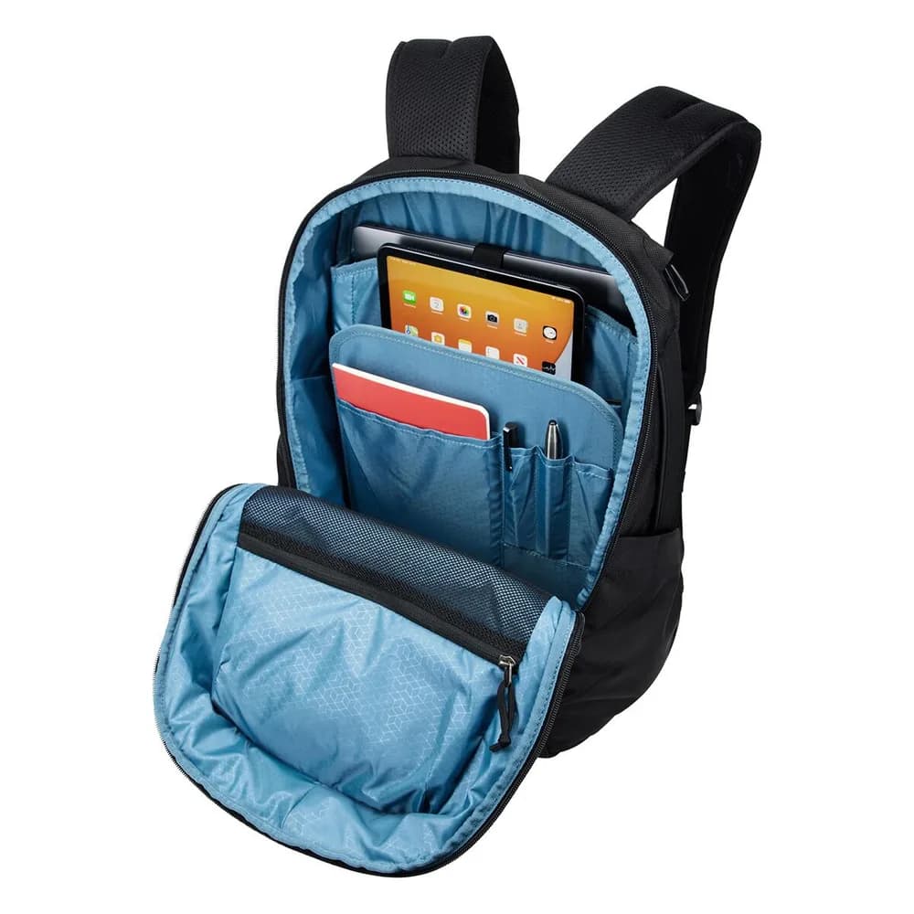 RUCSAC THULE pt. notebook de max. 15.6 inch, 26 l, 1 compartiment, buzunar frontal x 3 | buzunar lateral x 2, waterproof, poliester, negru, Accent 3205384 — miniatură