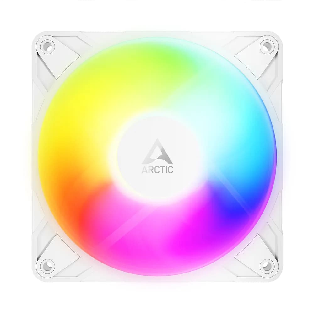 Ventilator Arctic "P14 Pro Reverse A-RGB", 140mm, 400 - 2500 rpm, FDB, alb, "ACFAN00324A" — miniatură