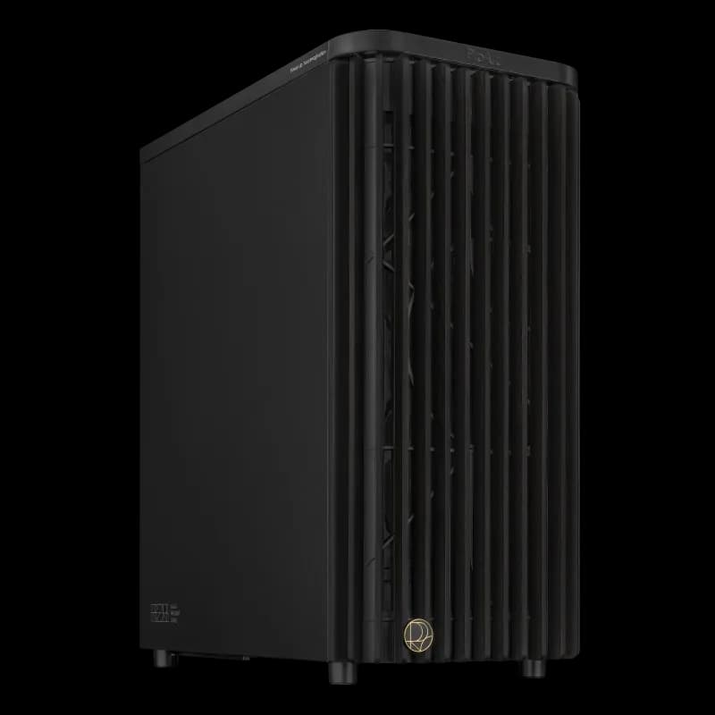 Carcasa ASUS ProArt PA401 Wood METAL PWM, RGB, Mid Tower, Black