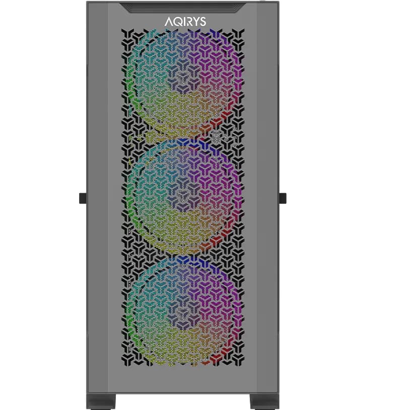 Carcasa AQIRYS AQUILLA, RGB, Mid Tower, Black — miniatură