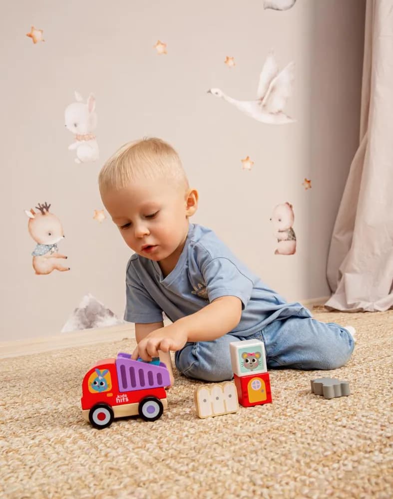 CAMION GUNOI, JUCARIE LEMN — miniatură