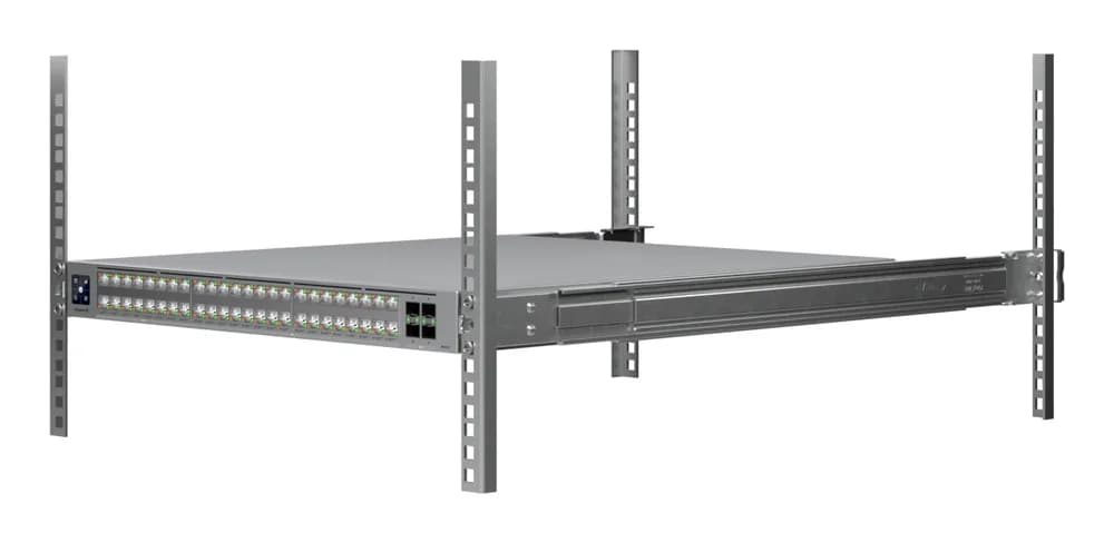 Ubiquiti network switch ECS-48-PoE-EU Enterprise-grade 48-port, Layer 3 Etherlighting PoE+++ switch with high-capacity 10 GbE RJ45 and 25G SFP28; (32) 10 GbE, (16) 2.5 GbE ports "ECS-48-POE-EU" — miniatură