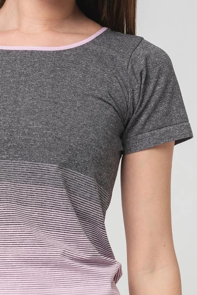 TRICOU PEGAS GREY PINK-XS — miniatură