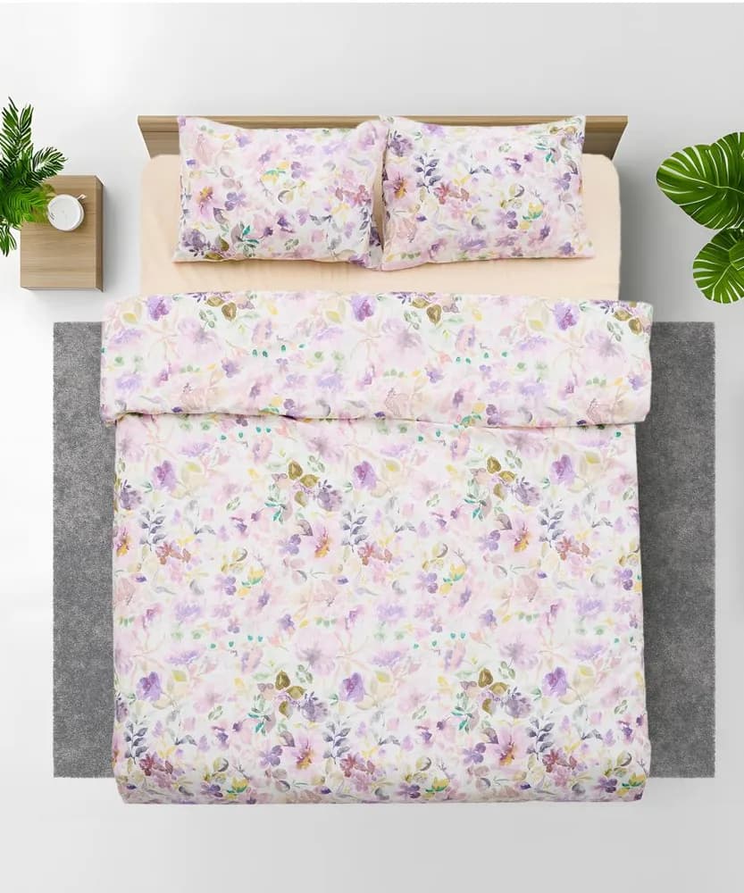 Lenjerie dubla 100% bumbac,4 piese, Alma — miniatură
