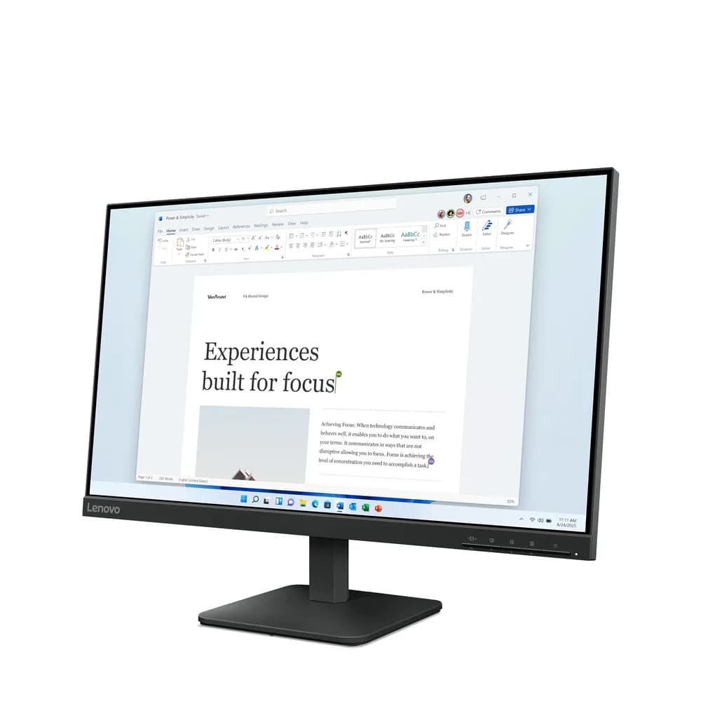 Monitor Consumer Lenovo L24-4e, 23.8", 1920 x 1080 pixeli, Black — miniatură