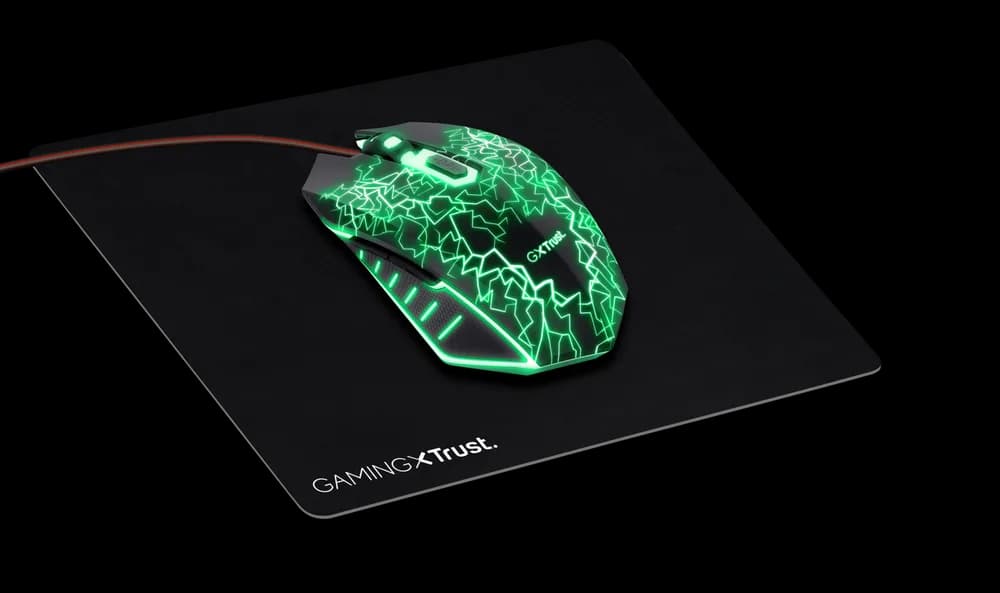Kit Wired tastatura si mouse Trust GXT 783X, Negru