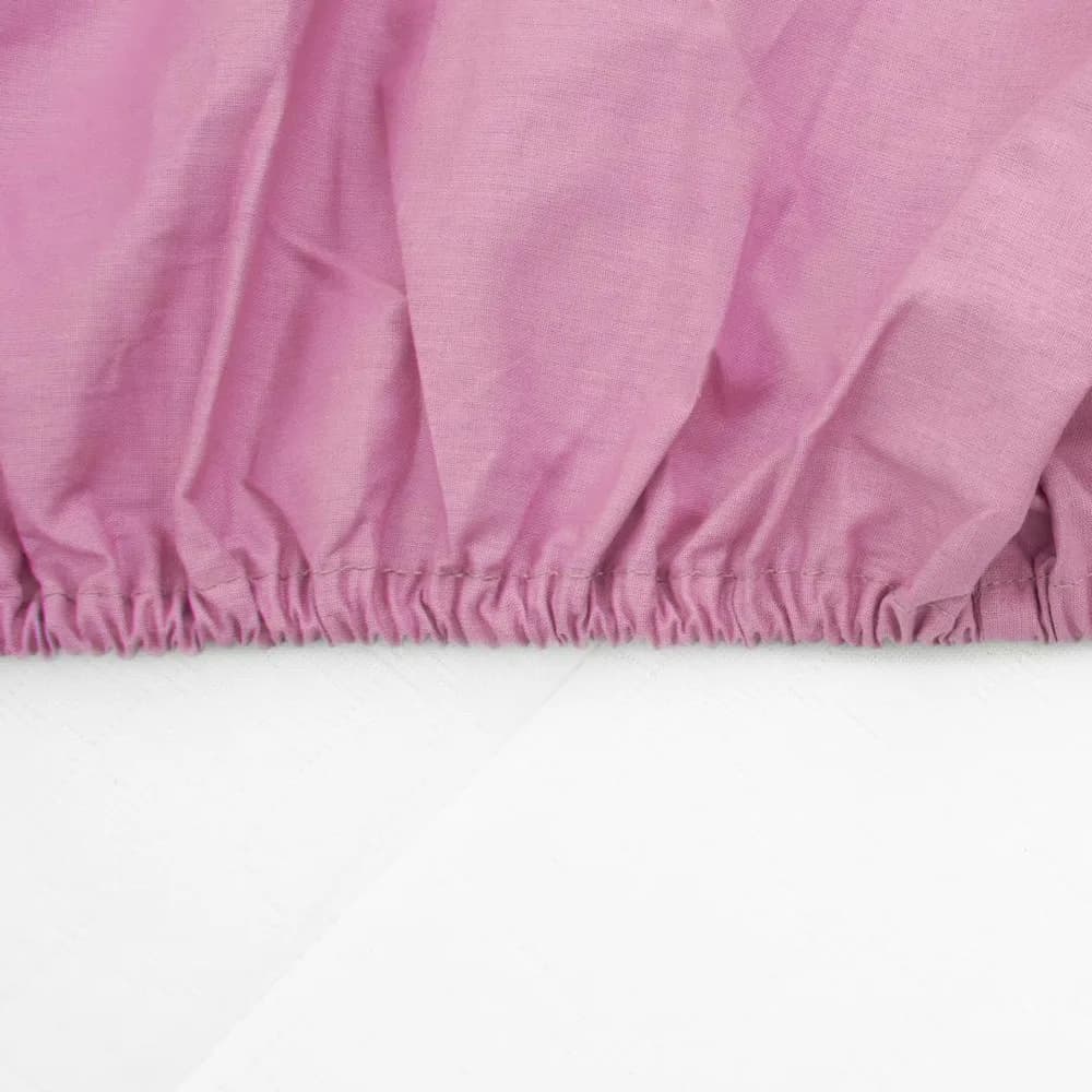 CEARCEAF PAT CU ELASTIC 140X200 CM ROZ — miniatură