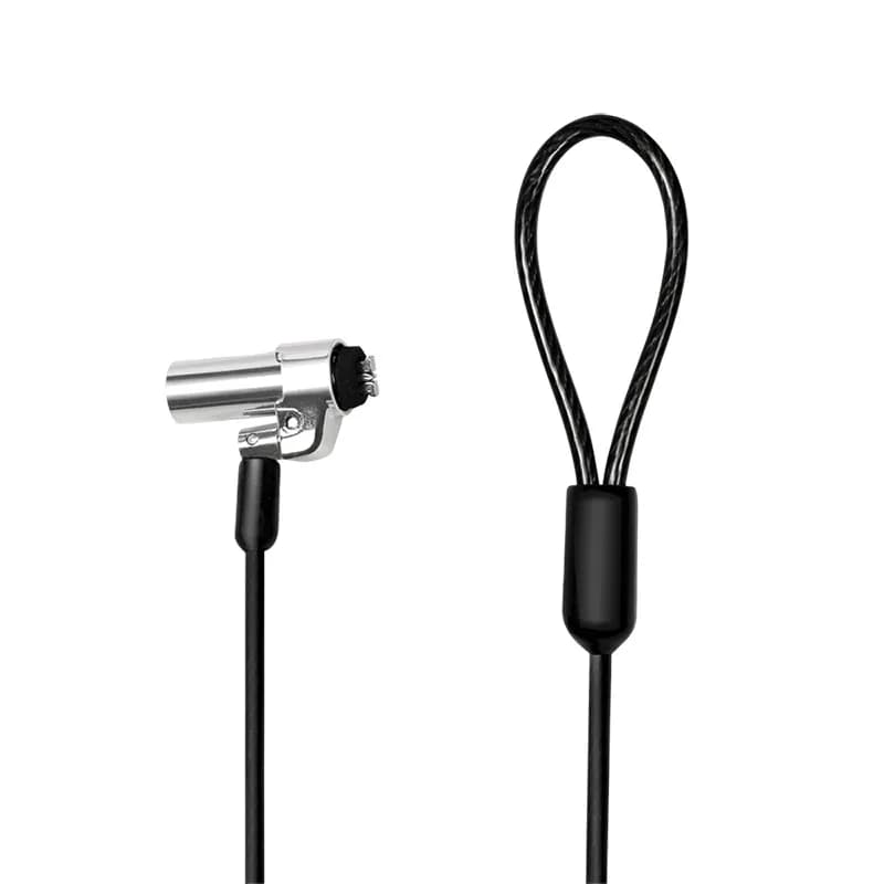 CABLU securitate LOGILINK pt. notebook, slot nano, 2 chei standard, 1.8m, cablu aliaj-zinc, permite pivotant si rotire, "NBS013" — miniatură