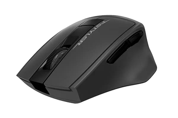 MOUSE A4tech, gaming, wireless, 2.4GHz, optic, 2000 dpi, butoane/scroll 6/1, buton selectare viteza, negru / gri, "FG30 Grey" — miniatură
