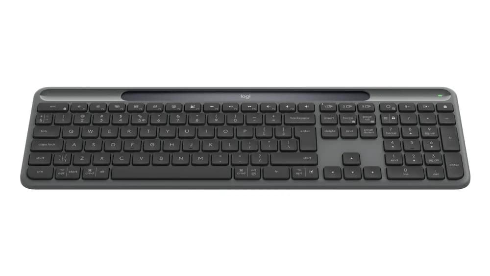 K980 Signature Slim Solar [US] Black-Grey "920-013764" — miniatură