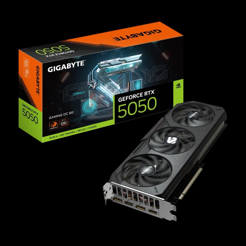Placa video Gigabyte GeForce RTX 5050 GAMING OC, 8GB GDDR6, PCI Express 5.0, 128-bit
