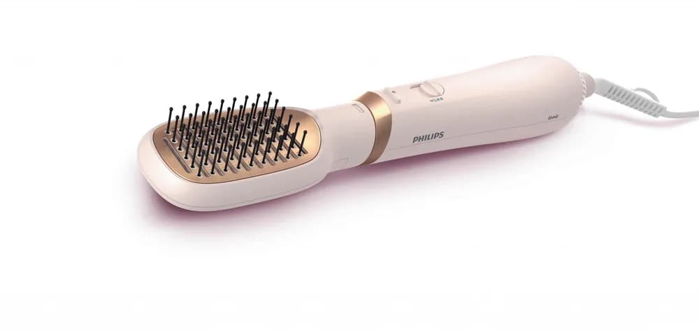 Perie cu aer cald Ionic PHILIPS BHA310/00, 800W, 2 viteze, 3 treapte de temperatura, Invelis Ceramic, Roz, L x A x I (mm) 61x326x201 — miniatură