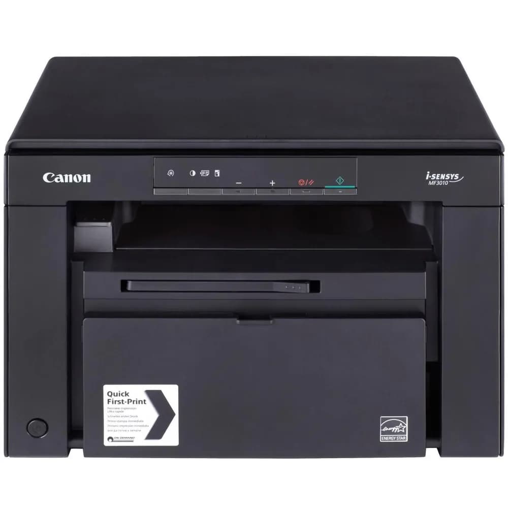 Multifunctional laser mono Canon MF3010 + 2X CRG725 incluse in pachet, dimensiune A4 (Printare, Copiere, Scanare), viteza 18ppm, rez max 1200x600dpi, 64MB RAM, alimentare hartie 150 coli "5252B034AA" — miniatură
