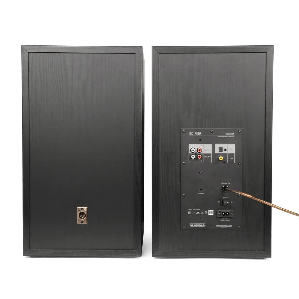 BOXE EDIFIER 2.0, RMS: 150W (2 x 14W, 2 x 16W, 2 x 45W), bluetooth 5.1, telecomanda wireless, volum, bass, treble, black,"R2850DB-BK" — miniatură