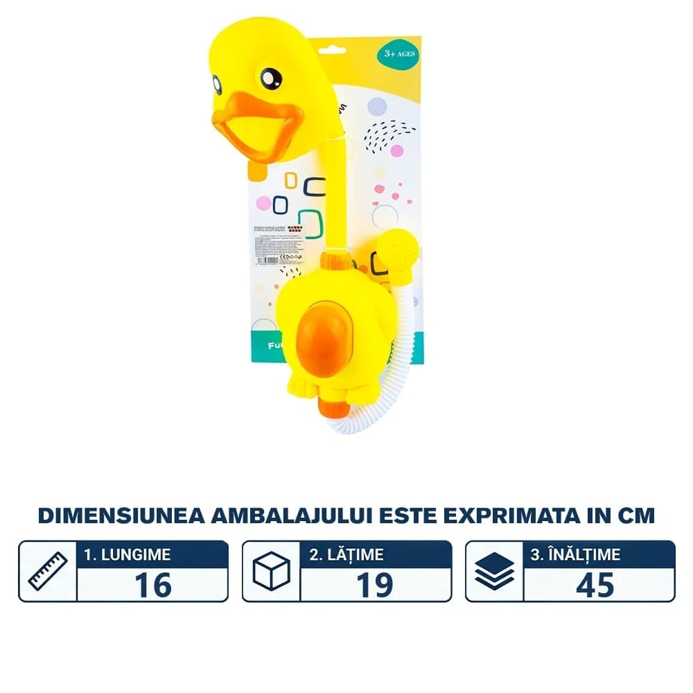 Jucarie de baie, tip dus, Ratusca — miniatură