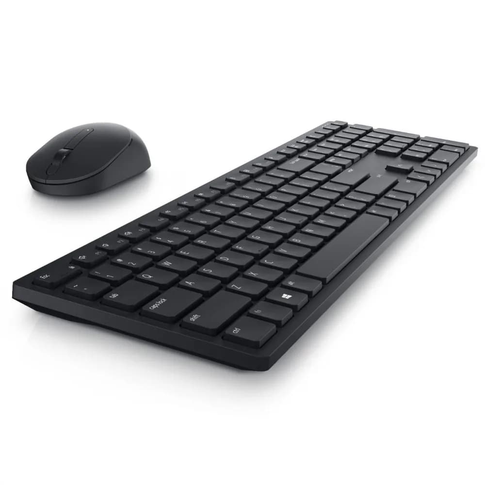 Kit Wireless tastatura si mouse Dell KM5221W, taste numerice, negru — miniatură