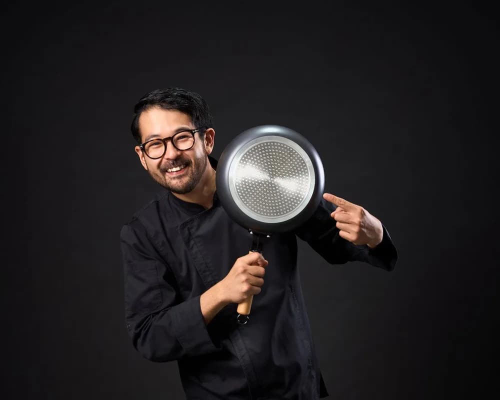 TIGAIE ALUMINIU 26X5 CM, RIKITO WATANABE, SAMURAI GOURMET, COOKING BY HEINNER — miniatură