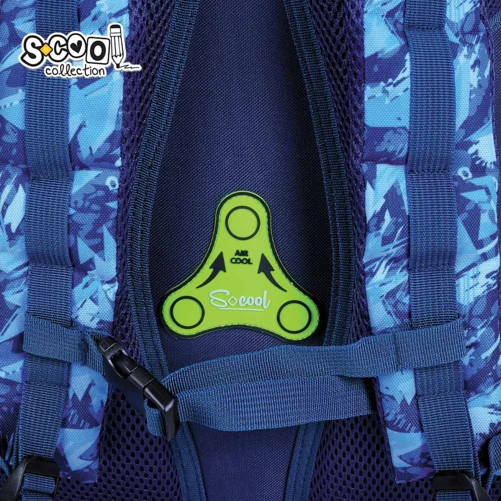 Ghiozdan anatomic, 39x33x18 cm, SPORT - S-COOL — miniatură