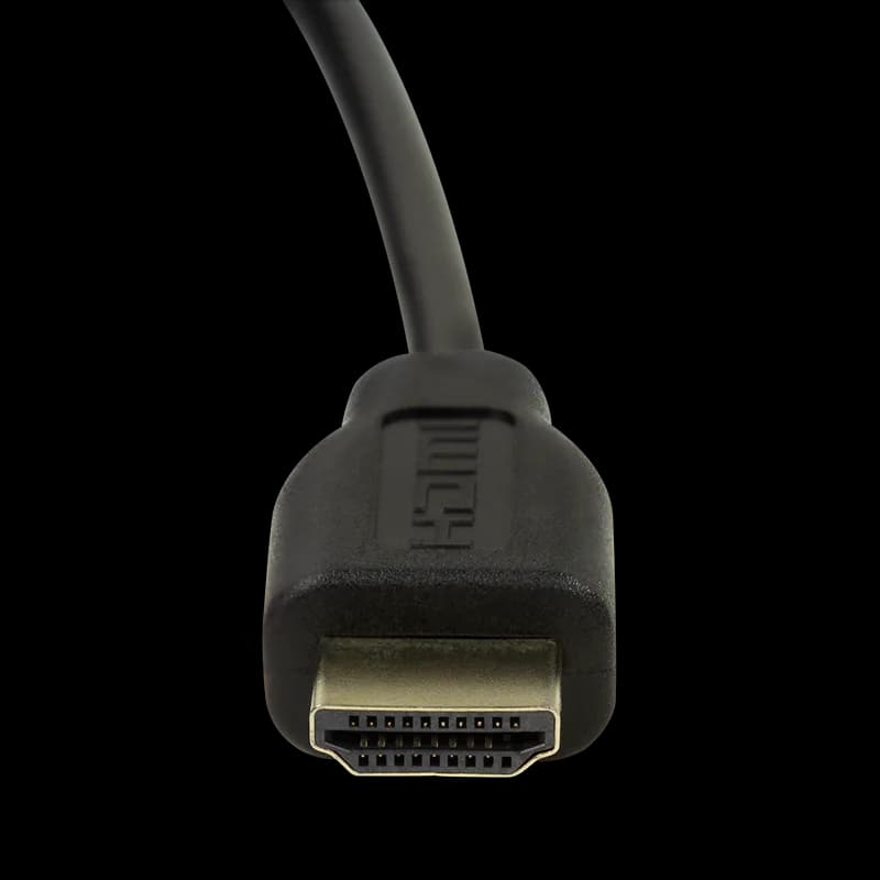 CABLU video LOGILINK, HDMI (T) la HDMI (T), 20m, conectori auriti, rezolutie maxima 4K UHD (3840 x 2160) la 30 Hz, HDMI 1.4, 2xecranaj, negru, "CH0055" — miniatură
