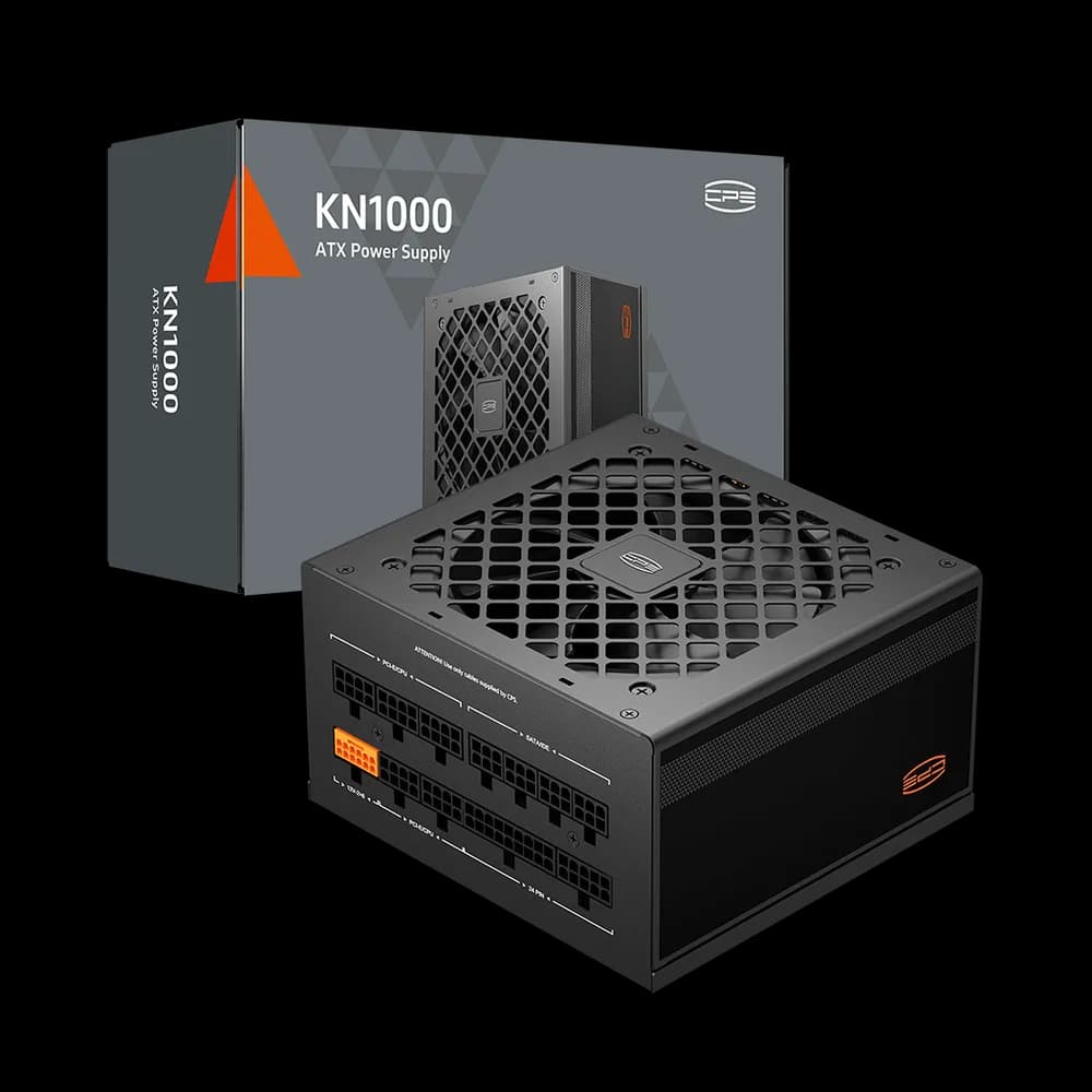 SURSA PCCooler "KN1000", 1000W, certificare 80Plus Gold, modular, PFC+Full Bridge SRCLLC+DC to DC, fan 120mm, negru, "P3-KN1000-G1F"