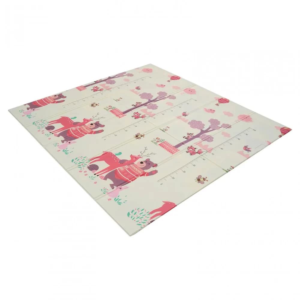 Covor de joaca pentru copii U-Grow, din spuma, pliabil, 2 fete, impermeabil, izolant, 180 x 200 x 1 cm — miniatură