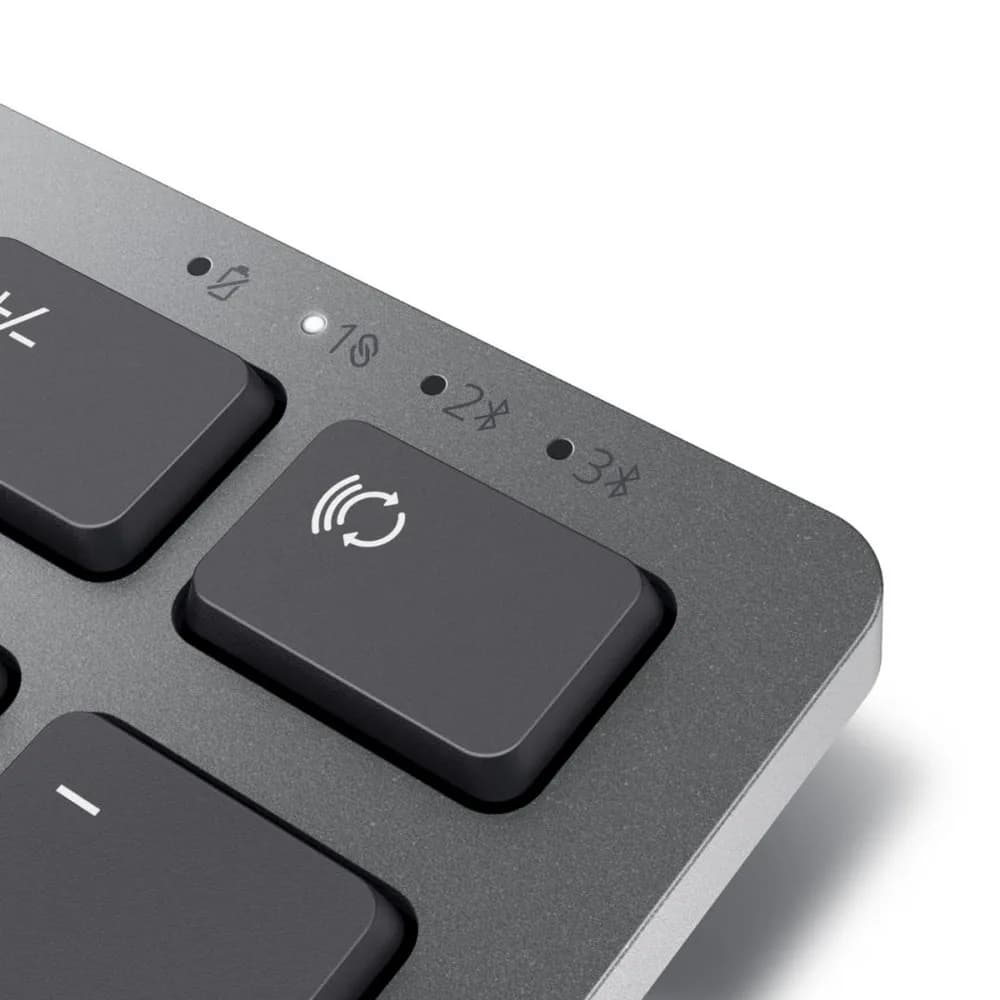 Kit Wireless tastatura si mouse Dell KM7321W, taste numerice, Gri — miniatură