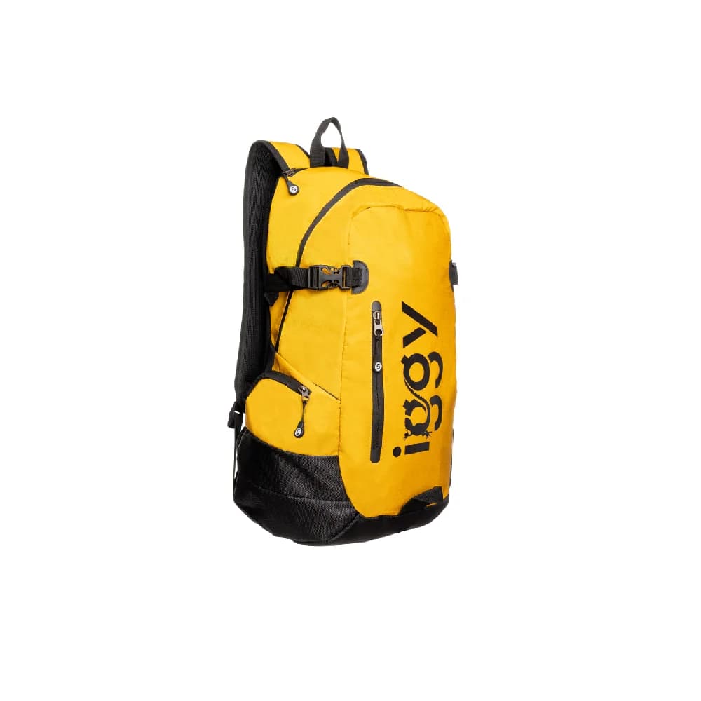RUCSAC IGGY, 1 compartiment principal, 1 buzunar frontal, 4 buzunare laterale, nylon, 50x31x24.5cm, galben, "Adventure", 45506979 "IGBP-ADVENTURE" — miniatură